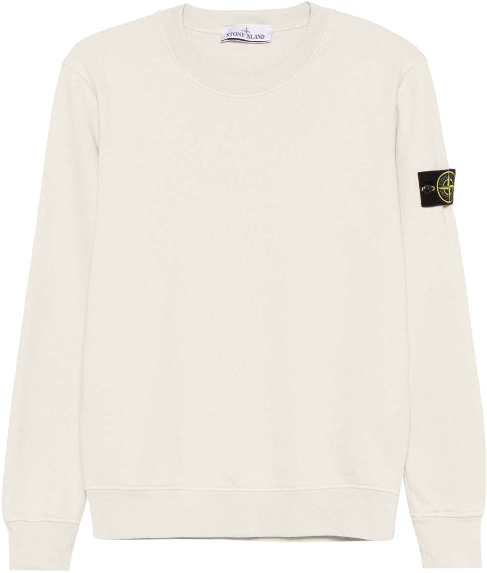 Stone Island Crew Neck Sweatshirt Beige