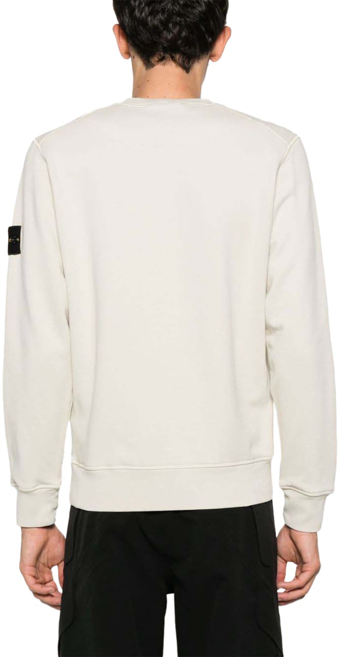 Stone Island Crew Neck Sweatshirt Beige
