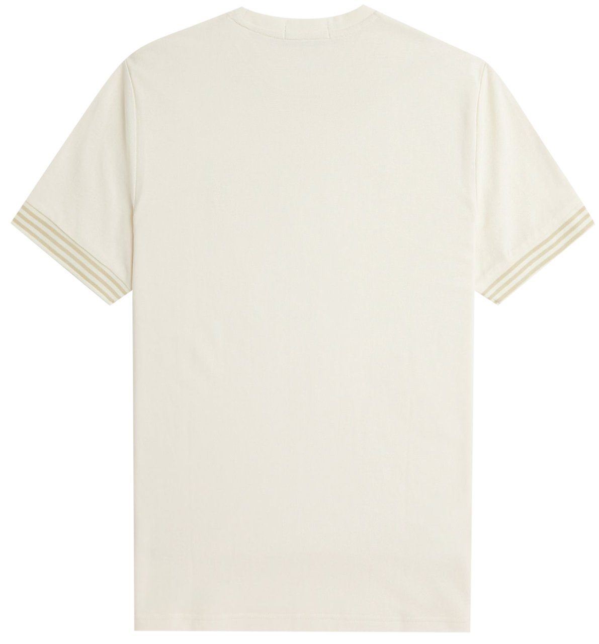 Fred Perry Fred Perry Striped Cuff T-Shirt Beige