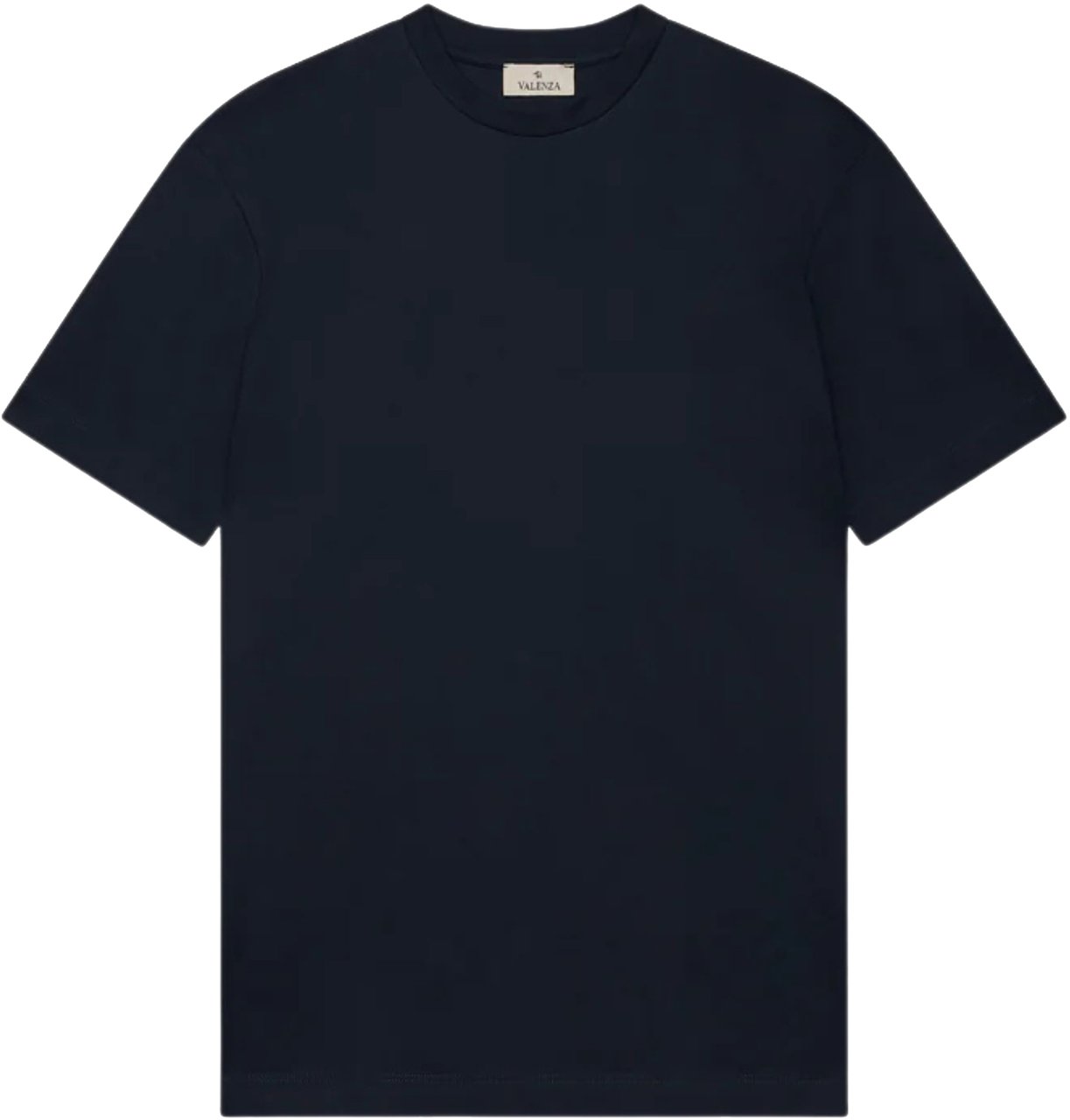 Valenza Valenza Interlock Supima T-shirts Donkerblauw 1001 Blauw