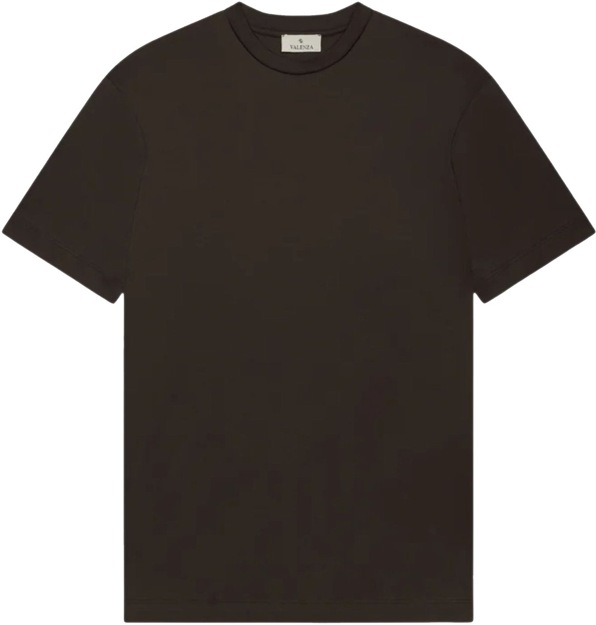 Valenza Valenza Interlock Supima T-shirts Donkerbruin 1001 Bruin