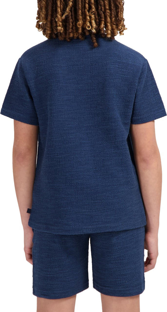 Ballin Amsterdam T-shirt Ballin Navy Blauw