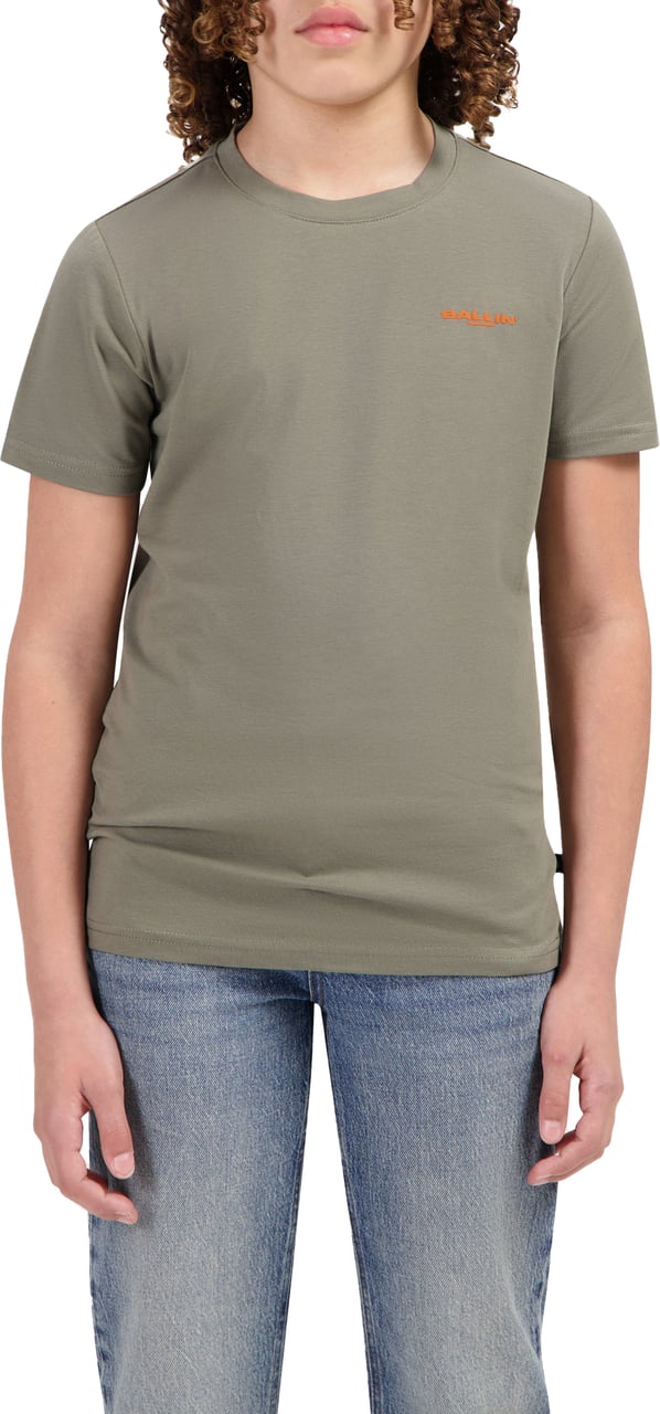 Ballin Amsterdam T-shirt Ballin Kids Dark Army Groen