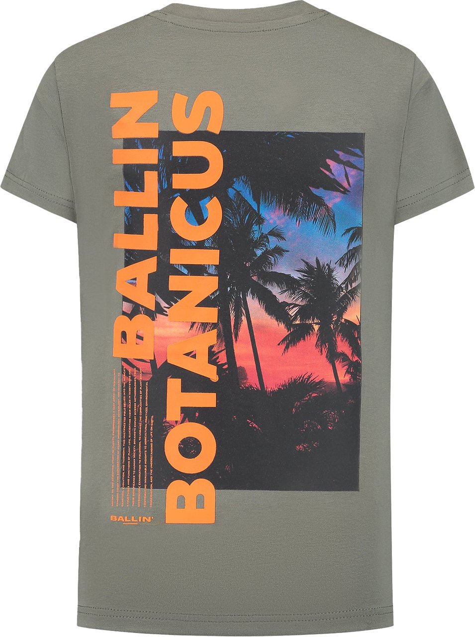 Ballin Amsterdam T-shirt Ballin Kids Dark Army Groen