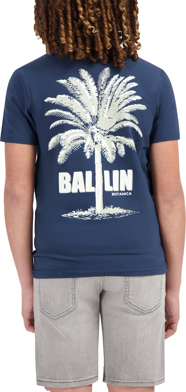 Ballin Amsterdam T-shirt Ballin Kids Navy Blauw