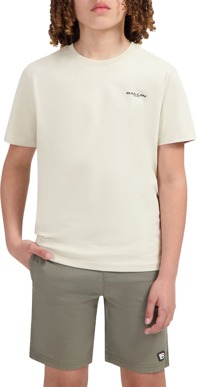 Ballin Amsterdam T-shirt Ballin Kids Sand Bruin