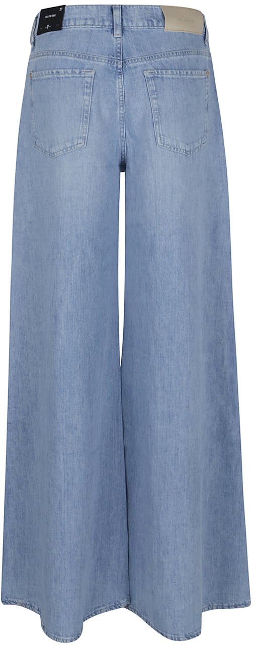 7 For All Mankind willow wide Blauw
