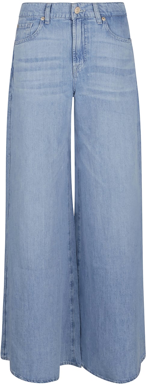 7 For All Mankind willow wide Blauw