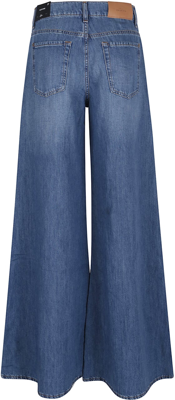7 For All Mankind willow wide Blauw