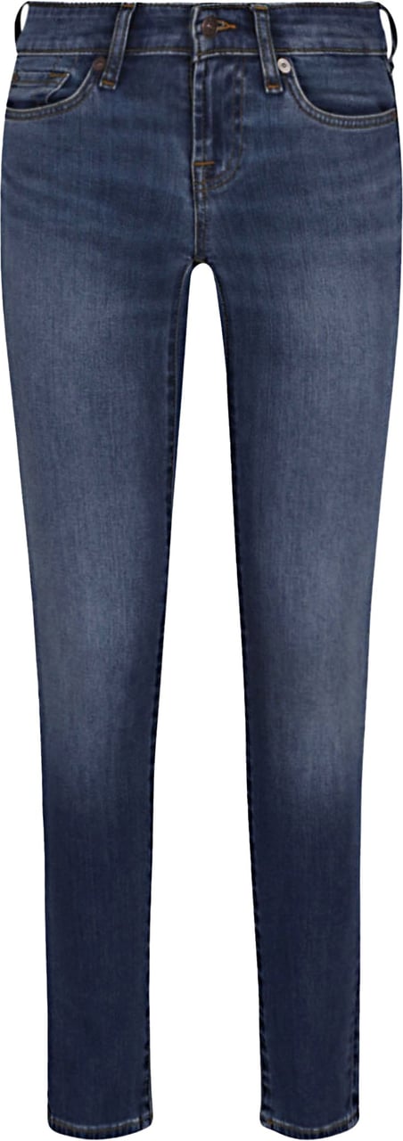 7 For All Mankind low skinny Blauw