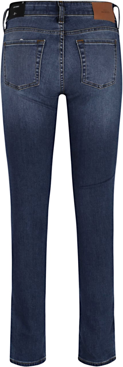 7 For All Mankind low skinny Blauw