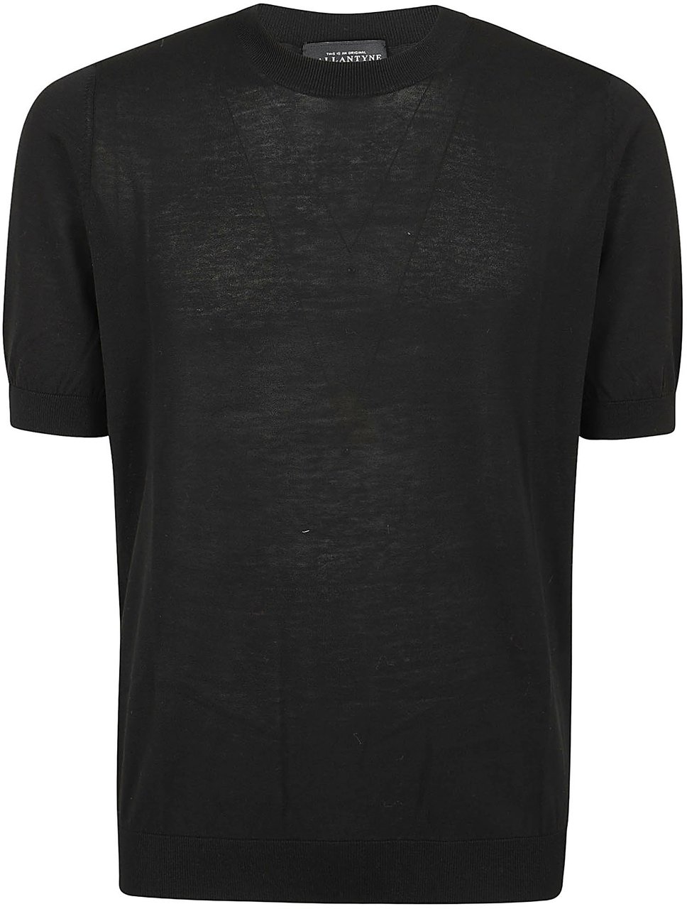 Ballantyne round neck t- Zwart