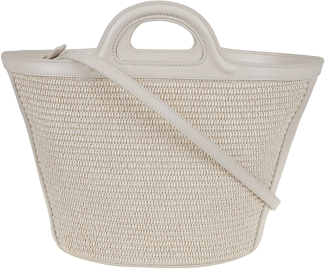 Marni tropicalia handbag small Wit