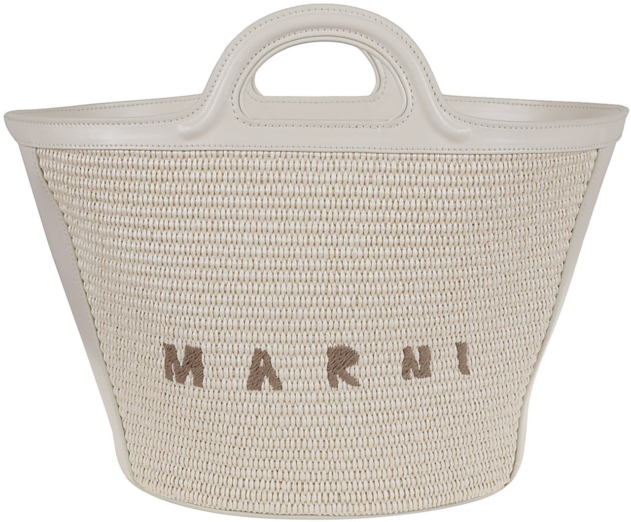 Marni tropicalia handbag small Wit