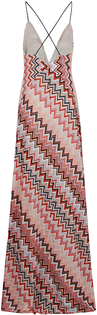 Missoni sleeveless long dress Roze