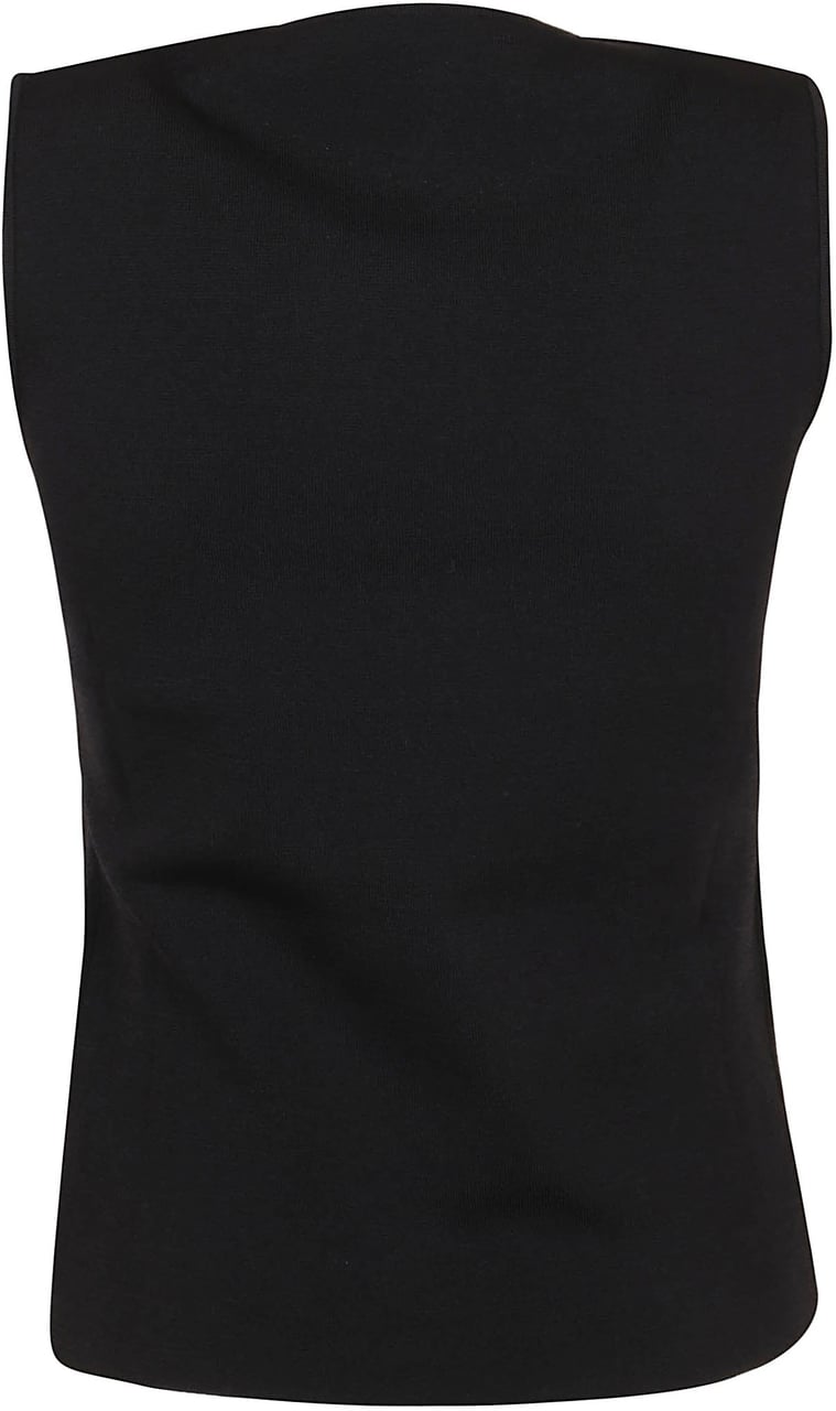 P.A.R.O.S.H. maglia smaniche Zwart