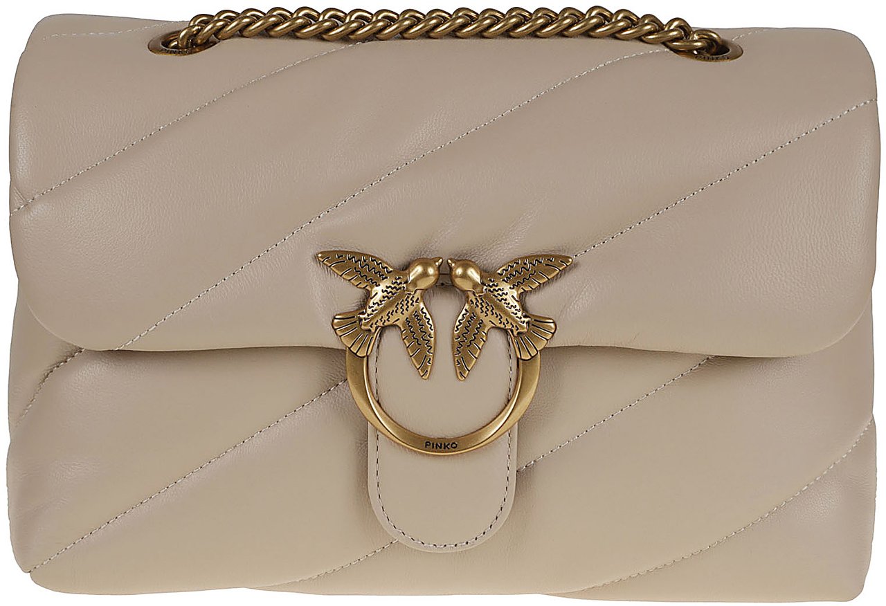 Pinko love puff classic cl sheep nap Beige
