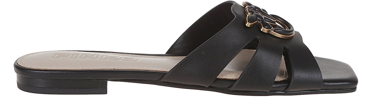 Pinko marli - slipper Zwart