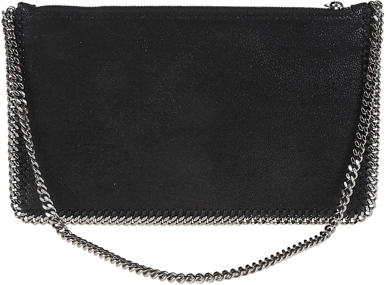 Stella McCartney pochette accessoir eco shaggy deer Zwart
