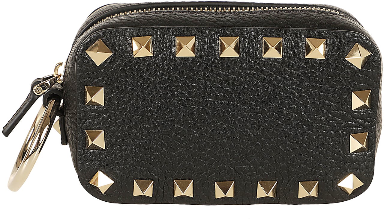 Valentino mini vanity case rockstud Zwart