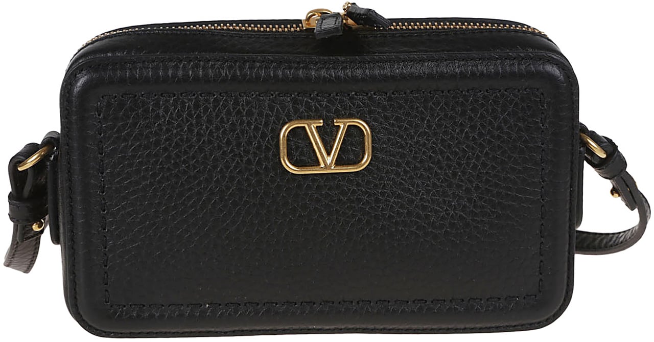 Valentino mini camera case alltime Zwart