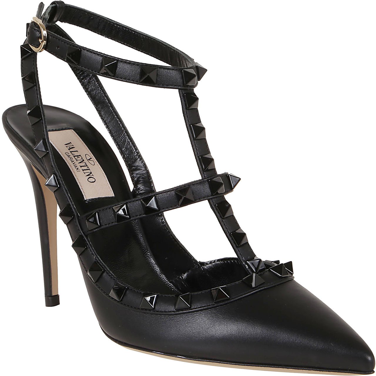 Valentino décolleté rockstud Zwart