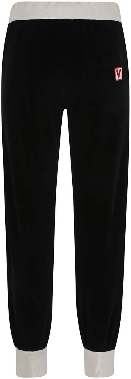 Valentino jersey bottom solid Zwart
