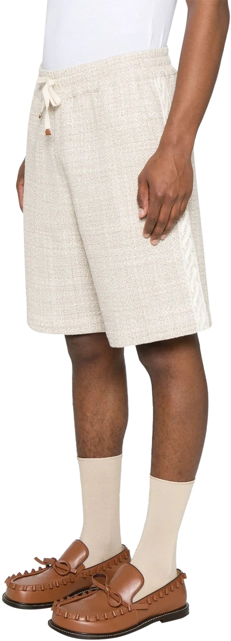 Drôle de Monsieur Drôle de Monsieur Korte Broek Beige Tweed Beige