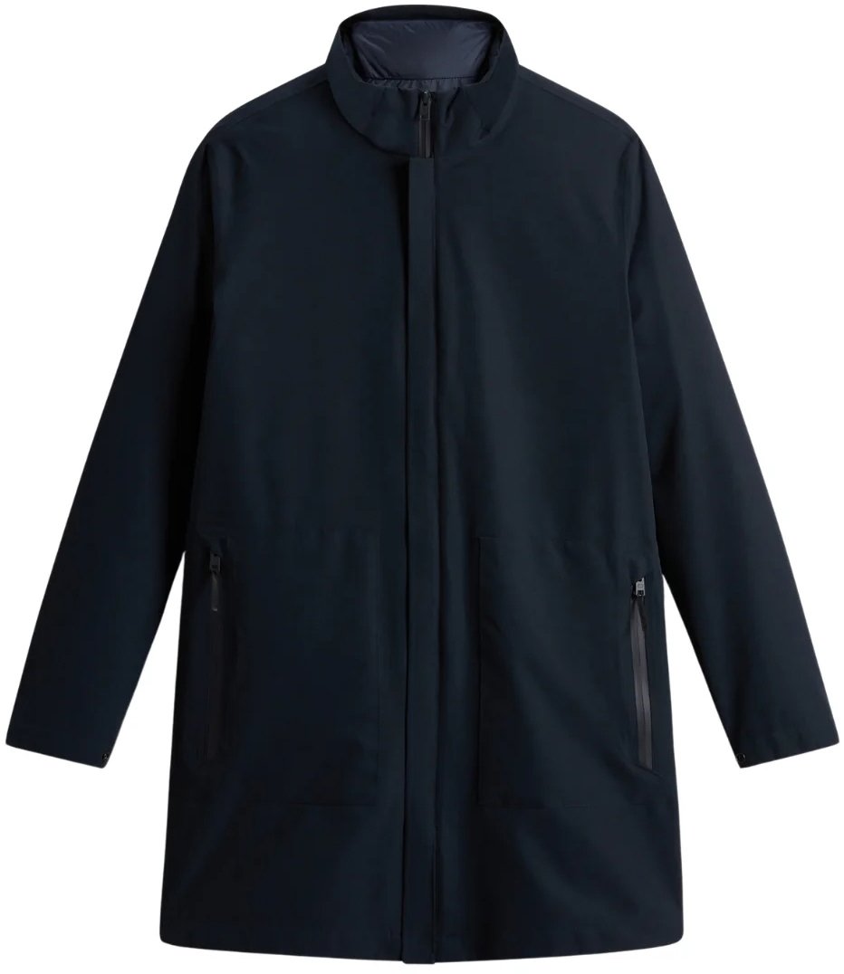 Woolrich Two Layers 2in1 carcoat Blauw