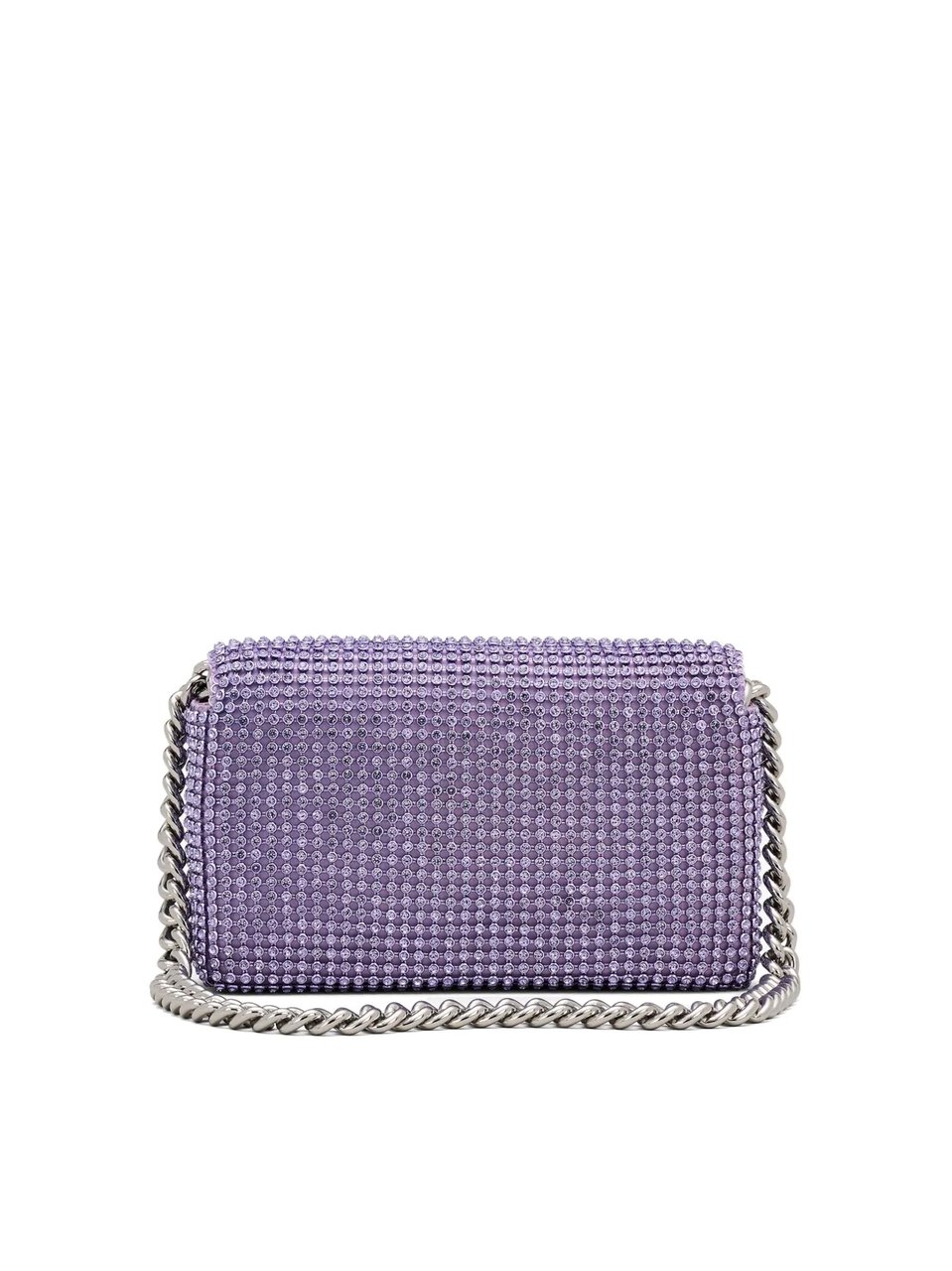 Marc Jacobs The Rhinestone J Marc Logo Mini Shoulder Bag Paars