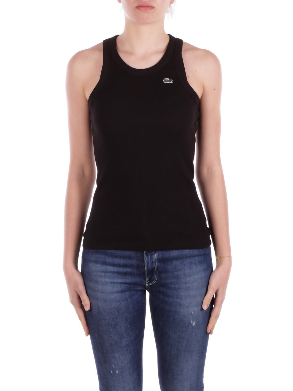 Lacoste T-Shirts And Polos Black Zwart