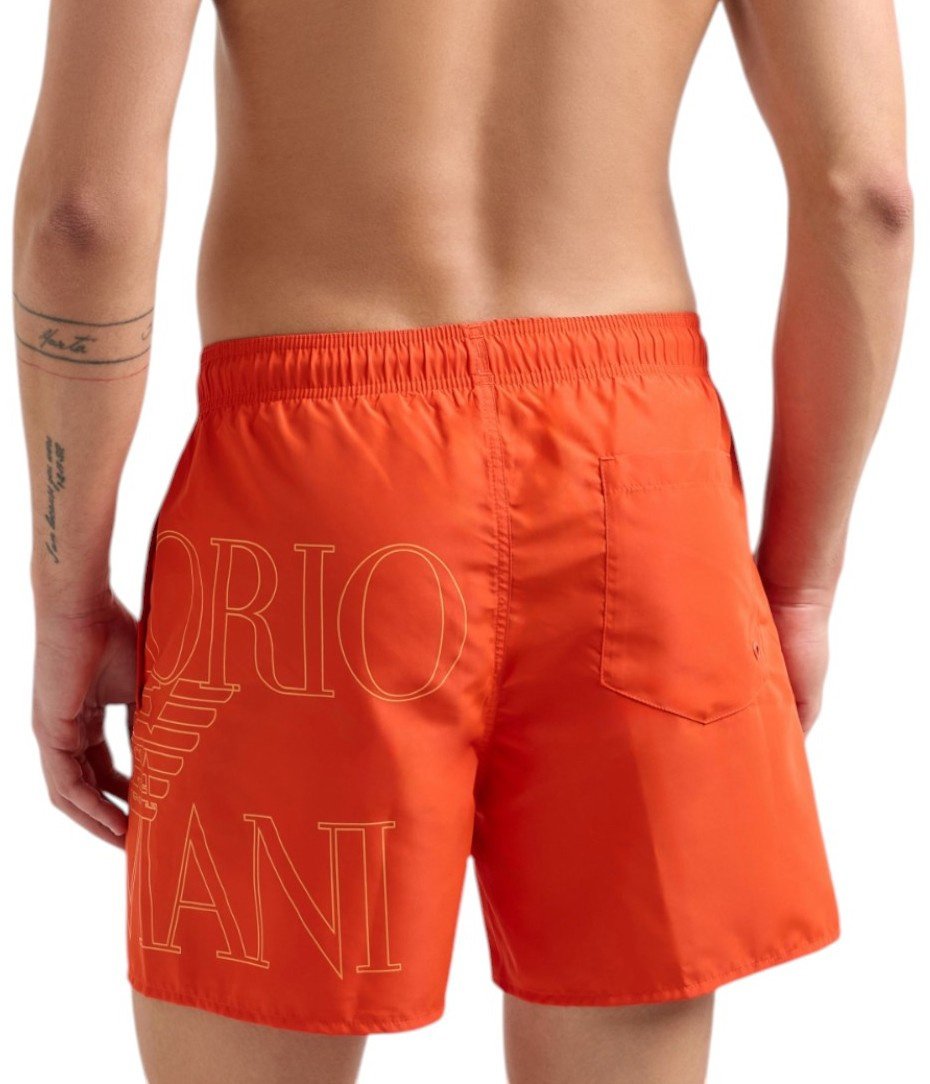 Emporio Armani Heren Korte Broek Oranje