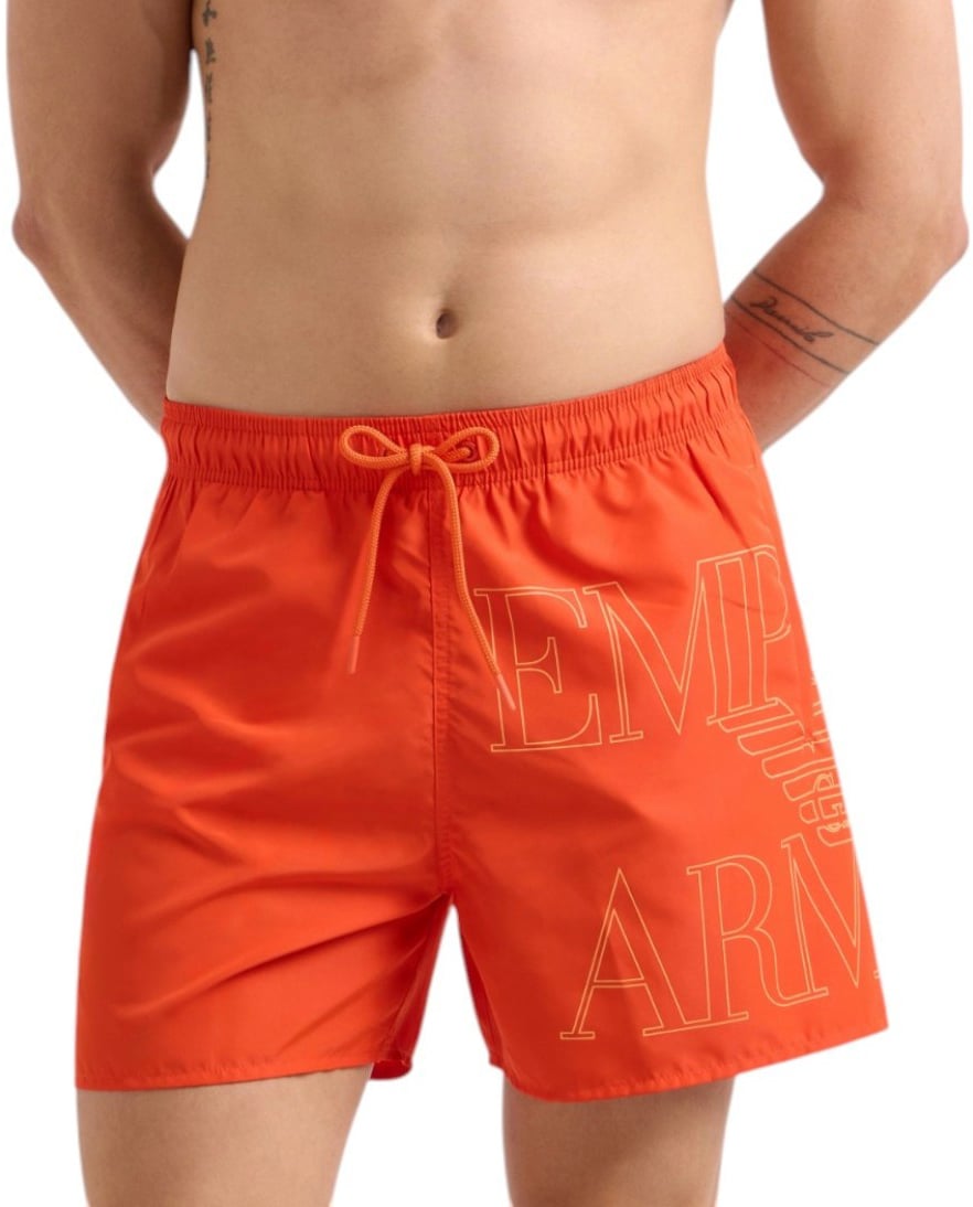 Emporio Armani Heren Korte Broek Oranje