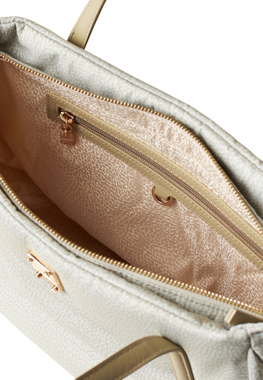 Borbonese CAHIER SHOPPER MEDIUM Groen