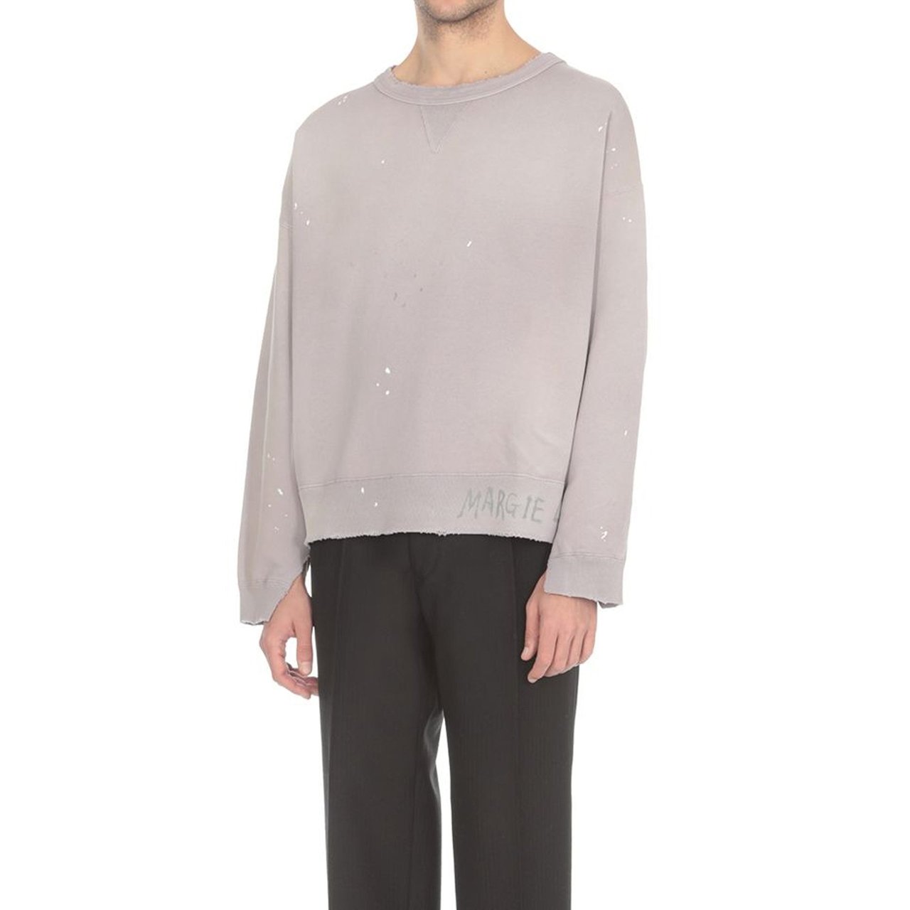 Maison Margiela Maison Margiela Cotton Sweatshirt Paars