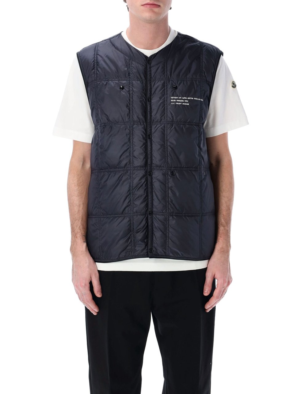 Moncler Vaile Vest Blu Blauw