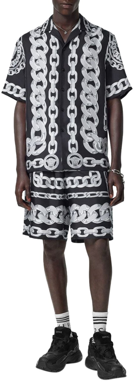 Versace Shirts Black Zwart
