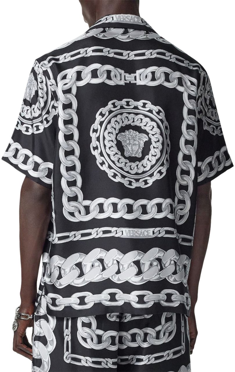 Versace Shirts Black Zwart