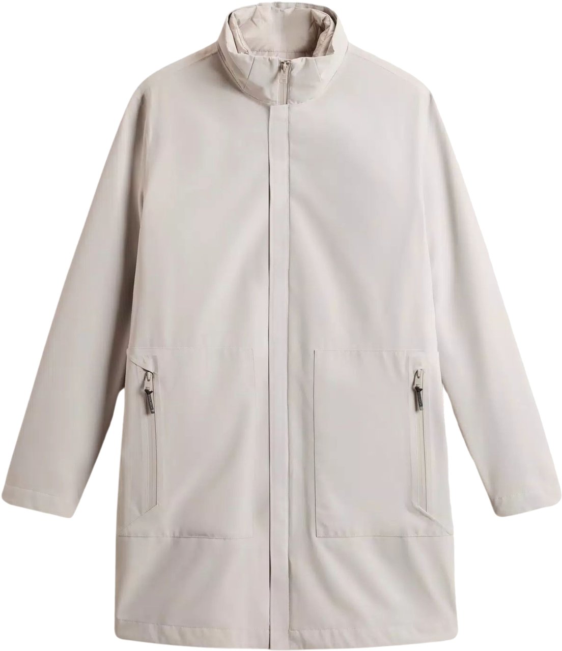 Woolrich Heren Two Layers 2In1 Carcoat Beige Beige