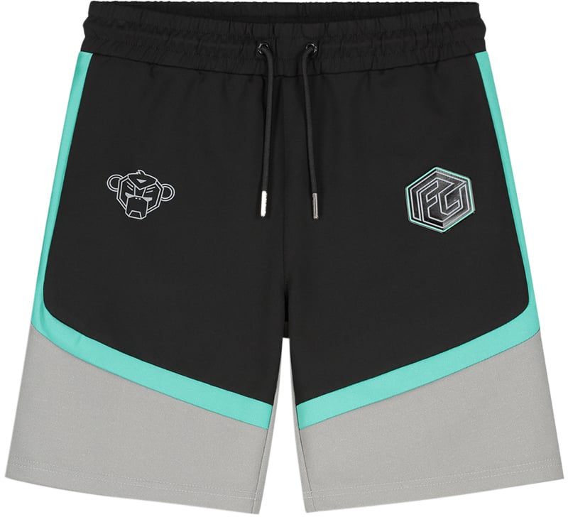Black Bananas Kids Football Shorts Zwart
