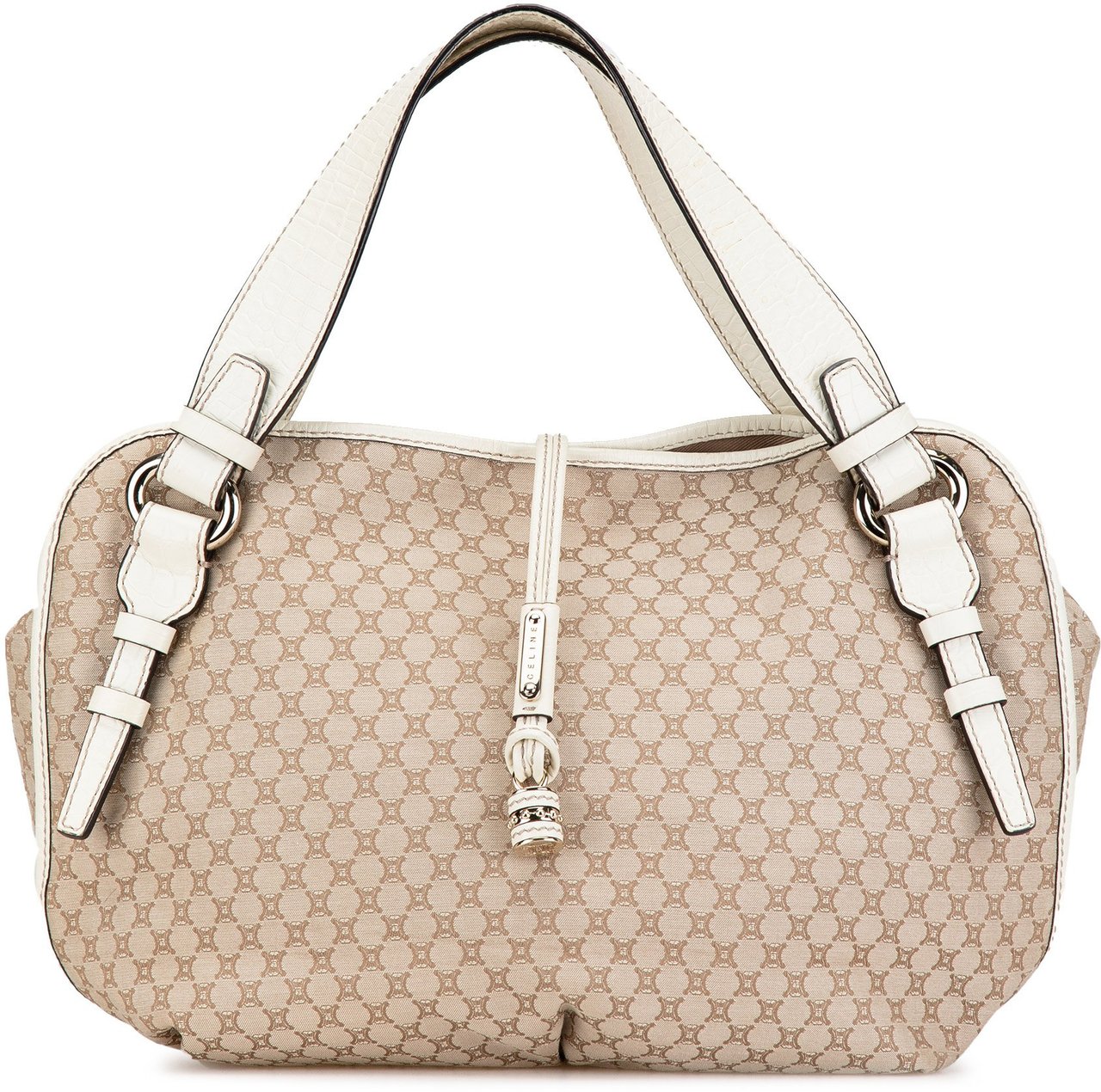 Celine Macadam Canvas Bittersweet Hobo Bruin