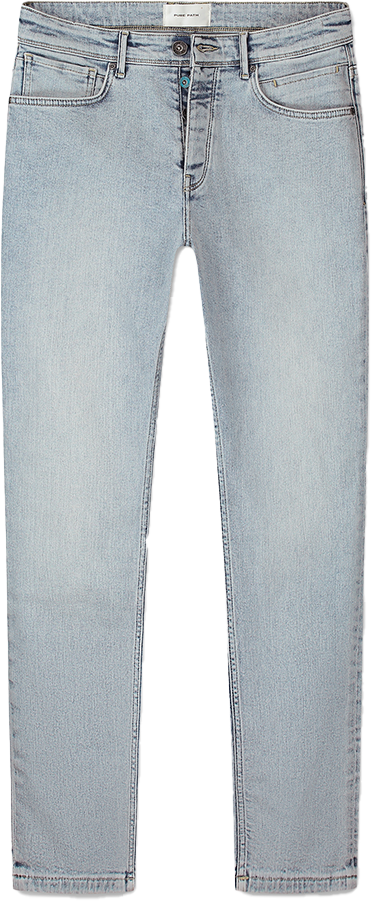 Pure Path Pure Path The Ryan Tapered Fit Blauw