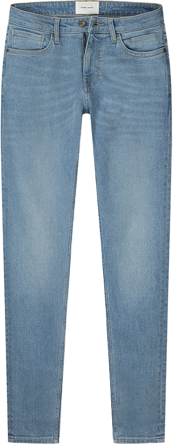 Pure Path Pure Path The Jone Denim Slim Fit Blauw