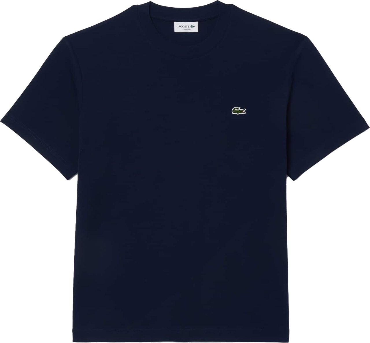 Lacoste Katoenen T-shirt Navy Blauw
