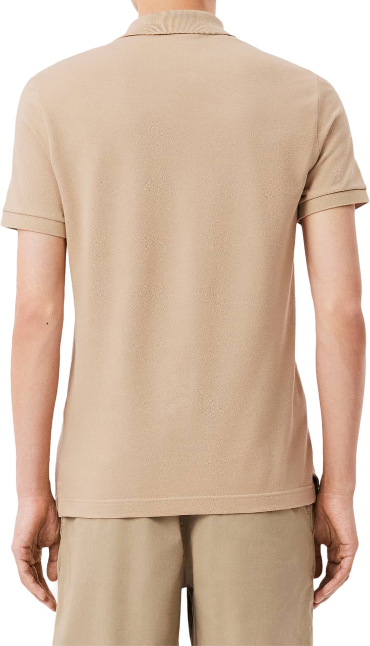 Lacoste Slim Fit Piqué Polohemd Beige Beige