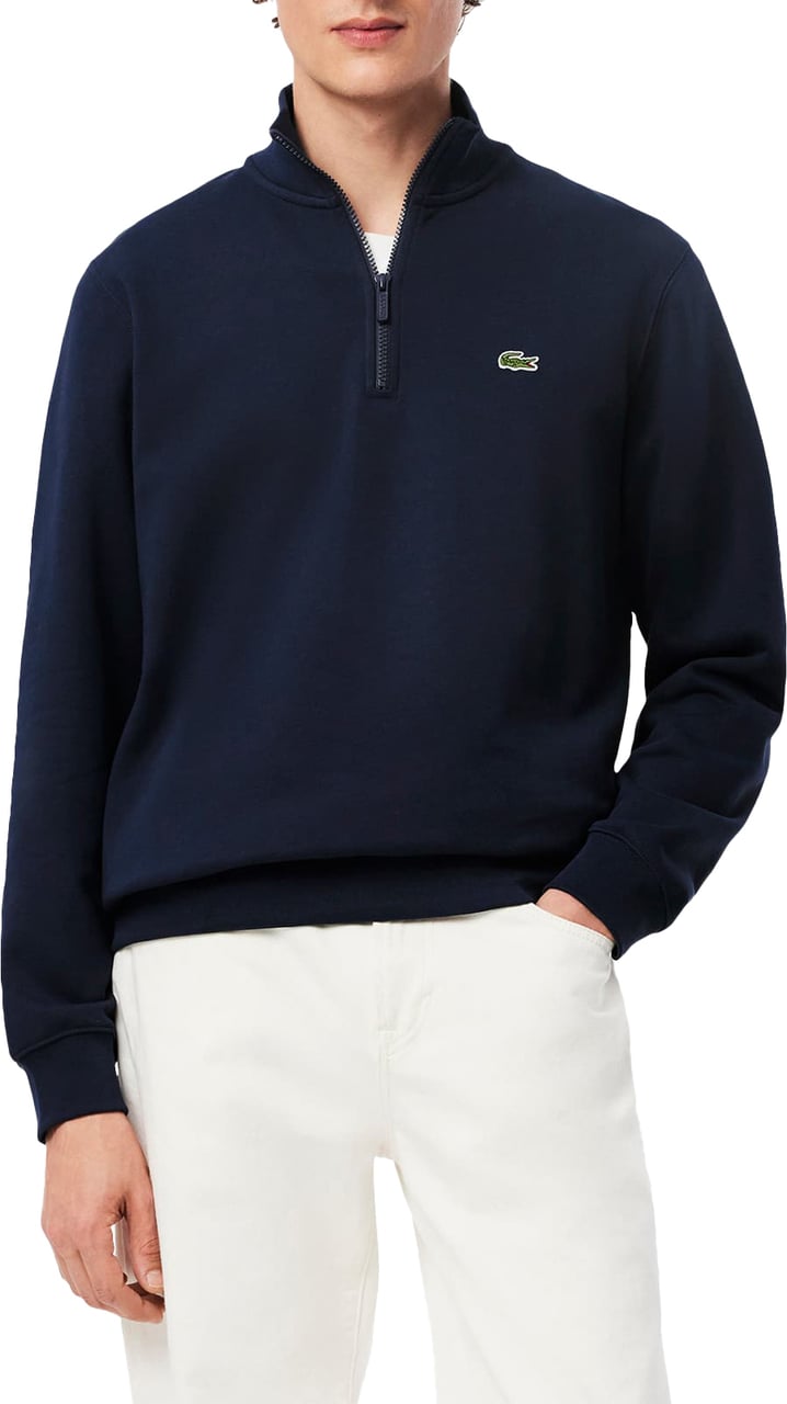 Lacoste Fleece Sweatshirt Navy Blauw
