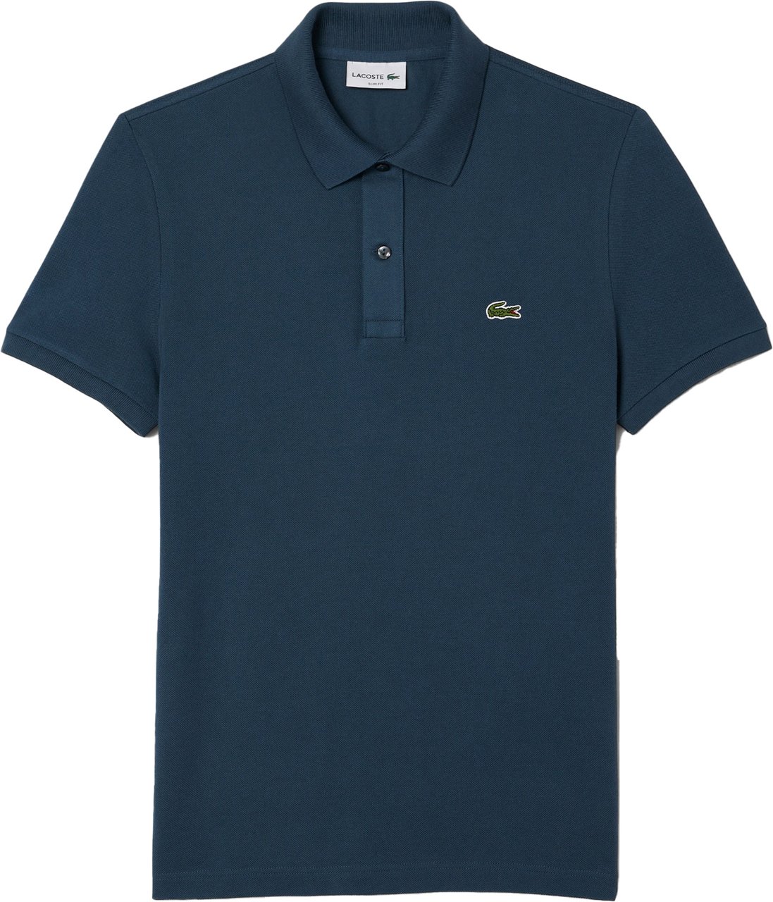 Lacoste Slim Fit Piqué Polohemd Blauw Blauw