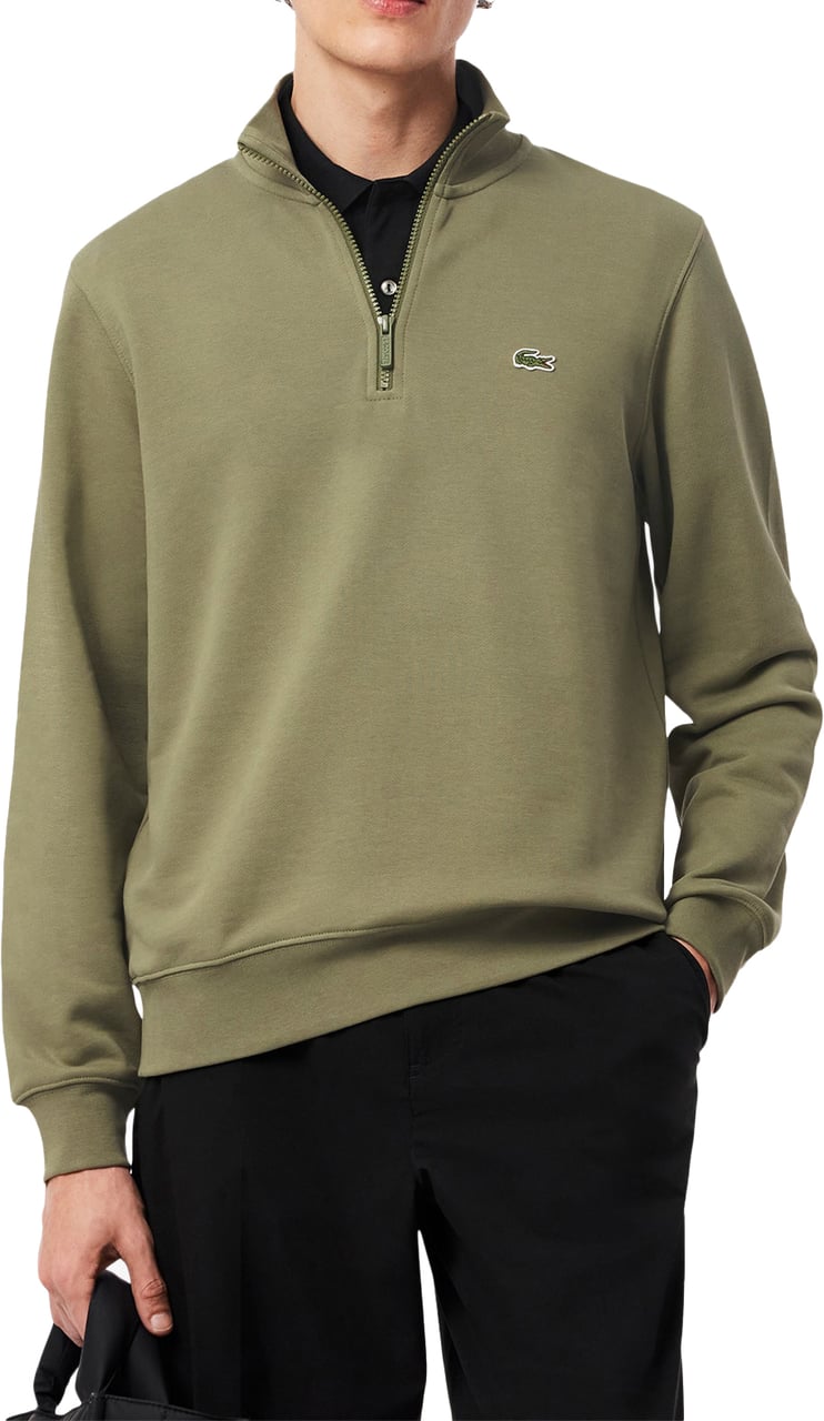Lacoste Fleece Sweatshirt Khaki Groen