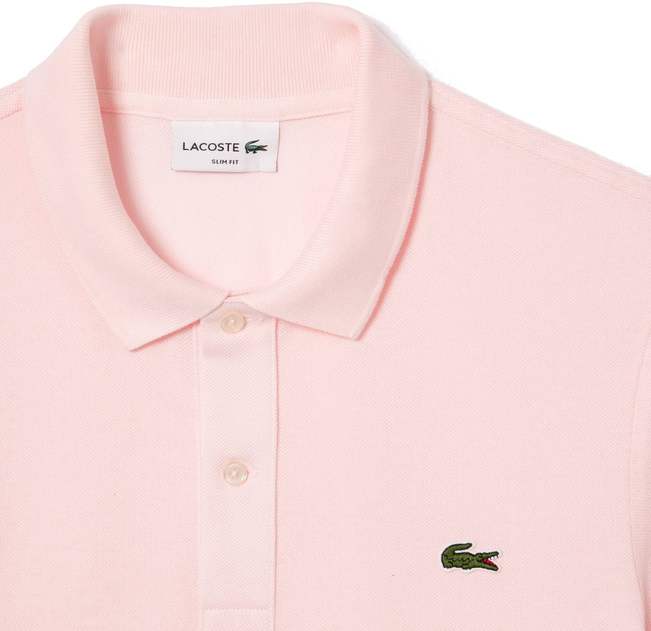 Lacoste Slim Fit Piqué Polohemd Lichtroze Roze