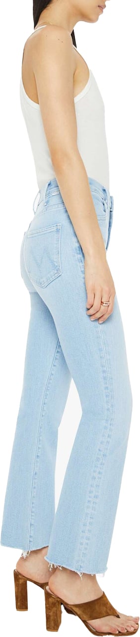 Mother Denim The Hustler Ankle Fray Blauw